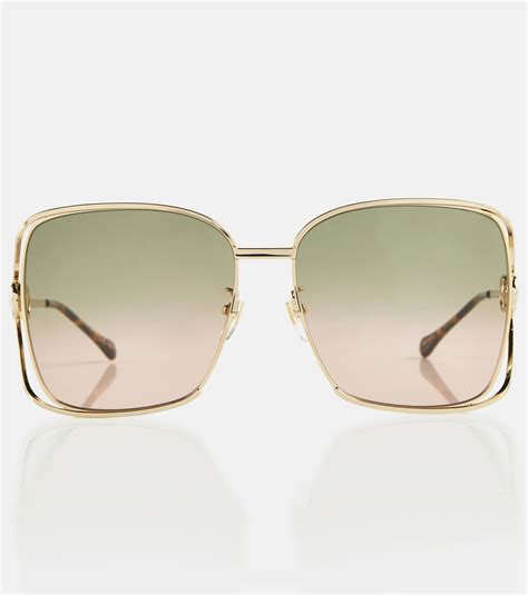 gucci gg 4224 s sunglasses|gucci oversized square sunglasses.